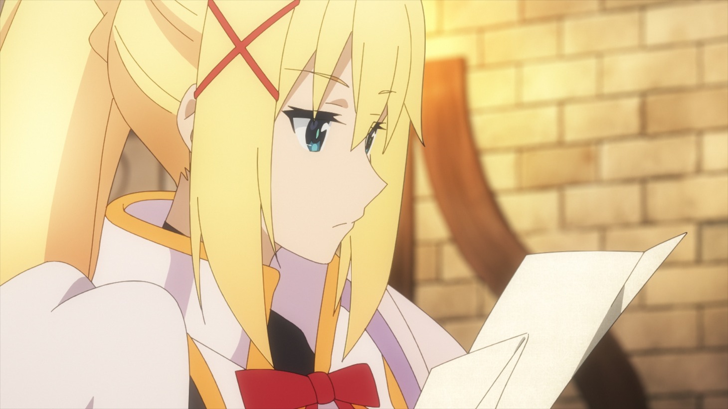 TVアニメ「この素晴らしい世界に祝福を！3」第1話の場面カット。