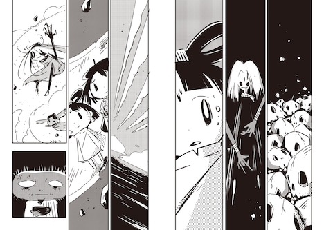 展示される原画のサンプル。