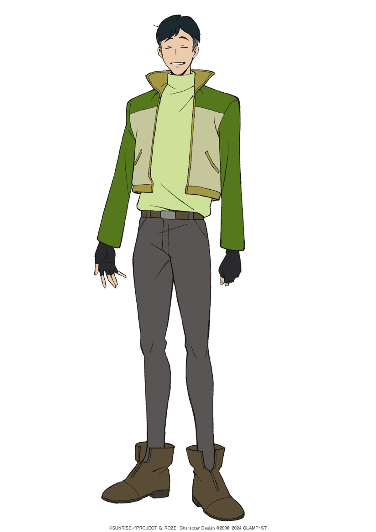 宗森（CV：坂泰斗）。七煌星団のメンバーで、小田とともに最前線で戦う。 (c)SUNRISE／PROJECT G-ROZE　Character Design (c)2006-2024 CLAMP・ST