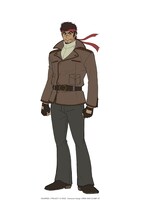 東見（CV：藤井隼）。レジスタンス組織「東の暁旅団」の団長。  (c)SUNRISE／PROJECT G-ROZE　Character Design (c)2006-2024 CLAMP・ST