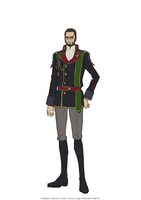 漣（CV：山本兼平）。ホッカイドウブロックと対峙する八戸基地所属の日本人。 (c)SUNRISE／PROJECT G-ROZE　Character Design (c)2006-2024 CLAMP・ST