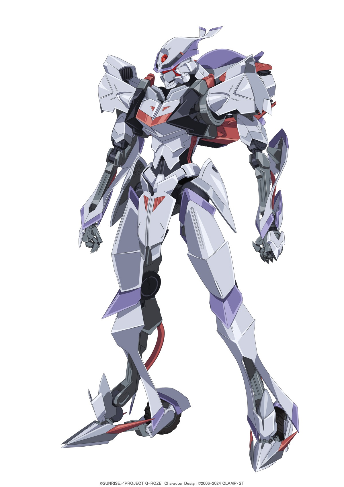 雪花（Type-07 Sekka ）。黒の騎士団の最新鋭量産機。 (c)SUNRISE／PROJECT G-ROZE　Character Design (c)2006-2024 CLAMP・ST