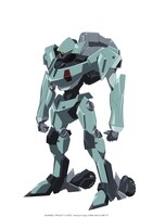 暁改（Type-05c Akatsuki-Upgrade）。ホッカイドウブロックで活動するレジスタンス勢力の主力機。 (c)SUNRISE／PROJECT G-ROZE　Character Design (c)2006-2024 CLAMP・ST