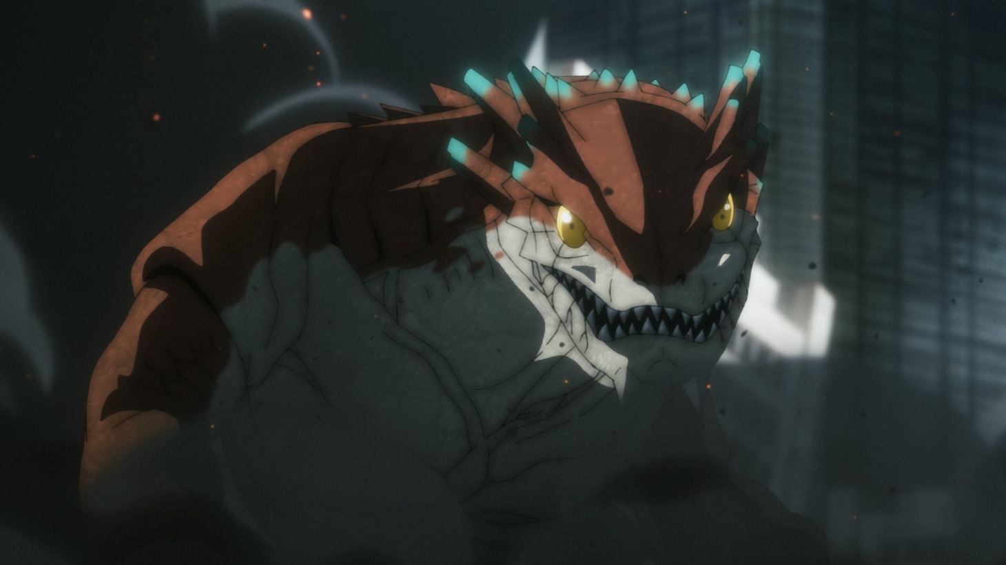 「怪獣8号」第1話「怪獣になった男」より。