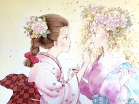 松苗あけみによるイラスト。 (c)松苗あけみ「す・ぷ・り・ん・ぐ・は・ず・か・む」