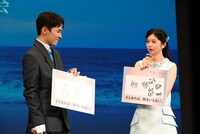 映画「バジーノイズ」完成披露試写会より。