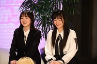 左から私立恵比寿中学の桜井えま、仲村悠菜。