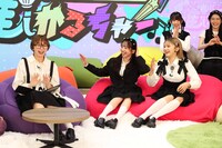 「岩井 狩野 えびちゅうの推しかるちゃー」スタジオの様子。 (c)ＭＢＳ