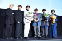 左からSKY-HI、Nissy、島崎信長、内田雄馬、浦和希、海渡翼。