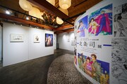 「北条司展」会場の様子。