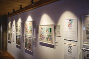 「北条司展」会場の様子。