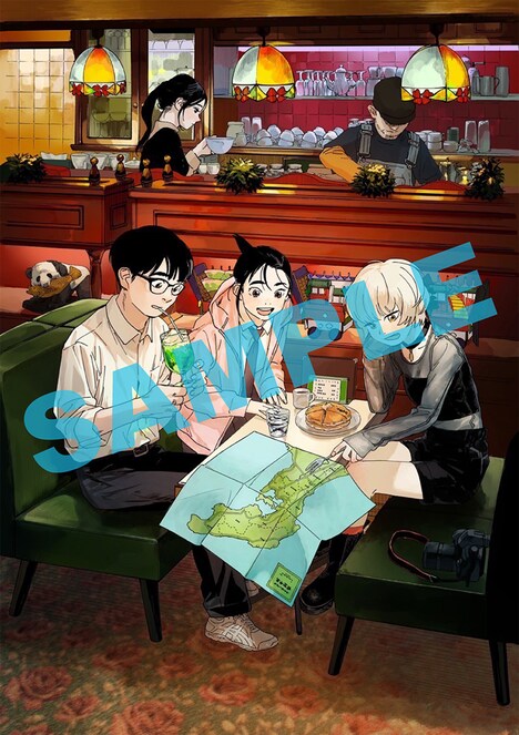 会場で配布されるポストカードのデザイン。