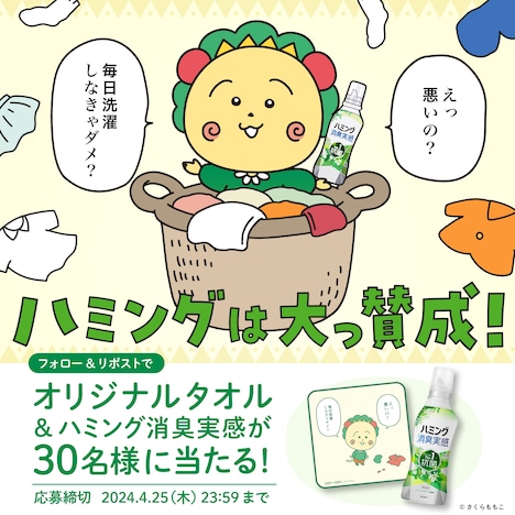 プレゼントキャンペーンの告知画像。