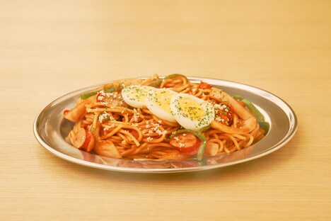 「昭和が薫るナポリタ～ン」の試作品。 (c) Studio Ghibli