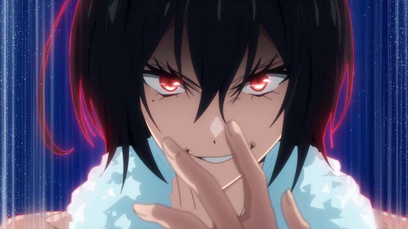 TVアニメ「最凶の支援職【話術士】である俺は世界最強クランを従える」ティザーPVの場面カット。