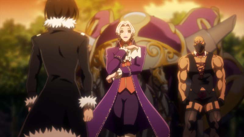 TVアニメ「最凶の支援職【話術士】である俺は世界最強クランを従える」ティザーPVの場面カット。