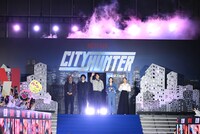 Netflix映画「シティーハンター」ワールドプレミアイベントの様子。
