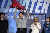 Netflix映画「シティーハンター」ワールドプレミアイベントの様子。