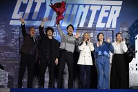 Netflix映画「シティーハンター」ワールドプレミアイベントの様子。