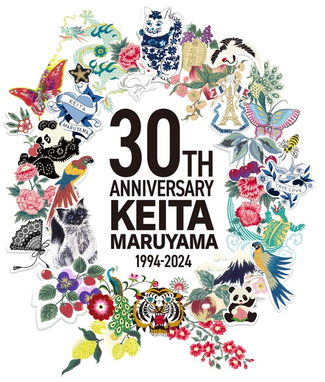 KEITAMARUYAMAの30周年ロゴ。