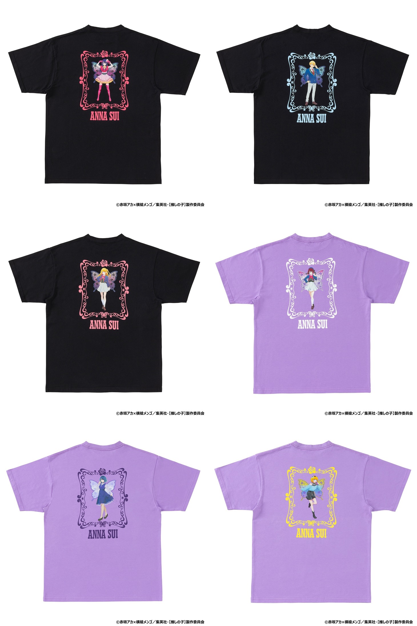 【推しの子】×ANNA SUI キャラクターＴシャツ