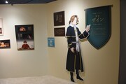 「アニメ 葬送のフリーレン展 ～冒険の終わりから始まる物語～」の「第3章 僧侶と鏡蓮華」エリア。