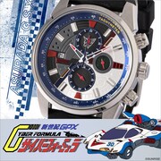「『新世紀GPXサイバーフォーミュラ』アスラーダG.S.X モデル 腕時計」のバナー。