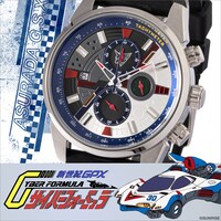 「『新世紀GPXサイバーフォーミュラ』アスラーダG.S.X モデル 腕時計」のバナー。