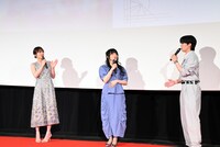 アニメ映画「トラペジウム」プレミア試写会の様子。