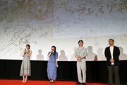アニメ映画「トラペジウム」プレミア試写会の様子。
