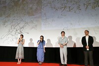 アニメ映画「トラペジウム」プレミア試写会の様子。