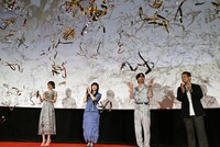 アニメ映画「トラペジウム」プレミア試写会の様子。