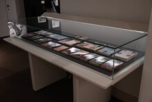 「伊藤潤二展 誘惑」展示の様子。