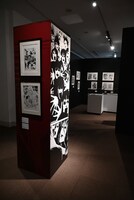 「伊藤潤二展 誘惑」展示の様子。