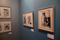 「伊藤潤二展 誘惑」展示の様子。