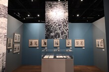 「伊藤潤二展 誘惑」展示の様子。