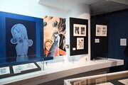 「伊藤潤二展 誘惑」展示の様子。