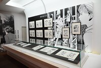 「伊藤潤二展 誘惑」展示の様子。