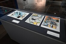 「伊藤潤二展 誘惑」展示の様子。