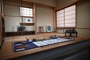 「伊藤潤二展 誘惑」展示の様子。
