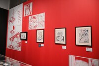 「伊藤潤二展 誘惑」展示の様子。