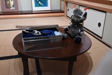 「伊藤潤二展 誘惑」展示の様子。