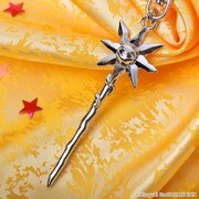 「魔法陣グルグル 伝説の武器メタルキーホルダー ミグミグ族の杖」