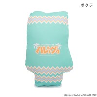 「ジャングルはいつもハレのちグゥ ダイカットクッション（ポクテ）」の裏面。