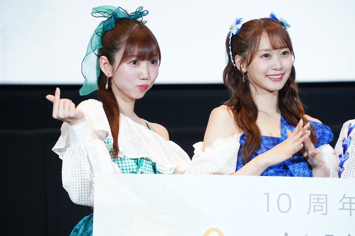 左から山北早紀、芹澤優。