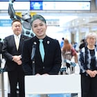 「怪獣8号」福西勝也がスタンプラリーで立川を満喫、“店長”としてファンと名刺交換も