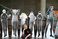 シネマシティを訪れた福西勝也。