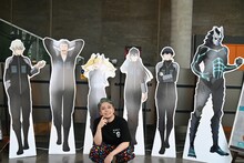 シネマシティを訪れた福西勝也。