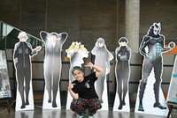 シネマシティを訪れた福西勝也。