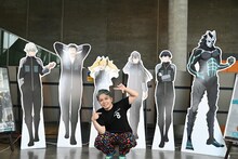 シネマシティを訪れた福西勝也。